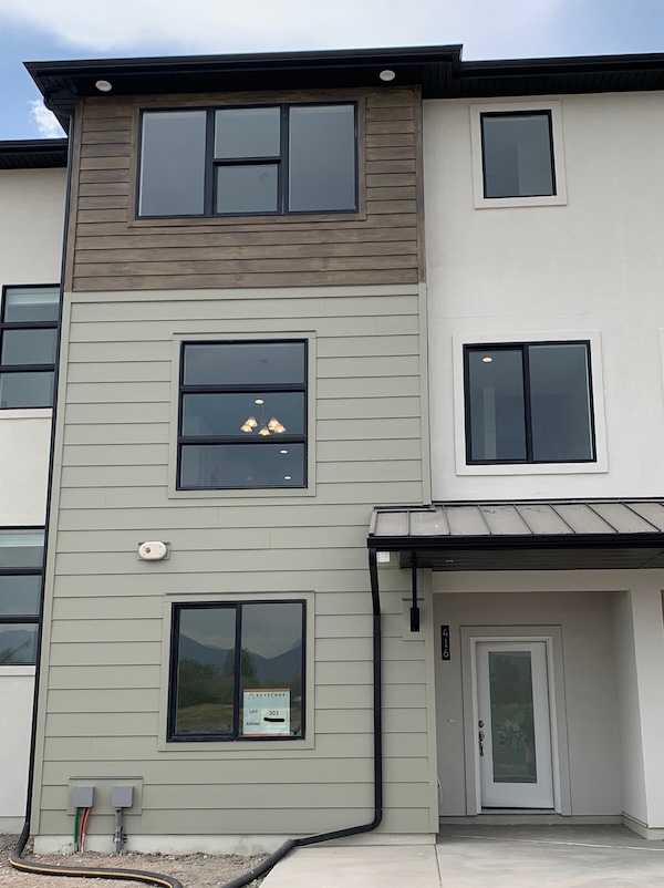 Our recently completed townhome