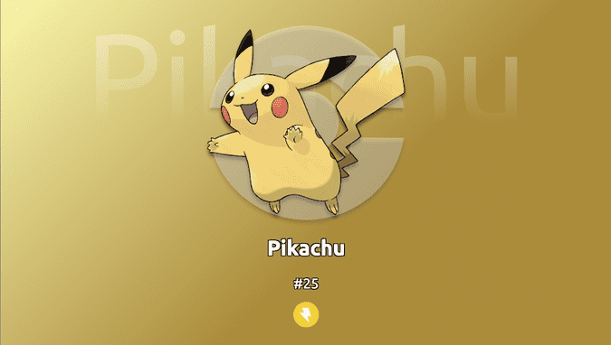 pokedex pikachu screenshot